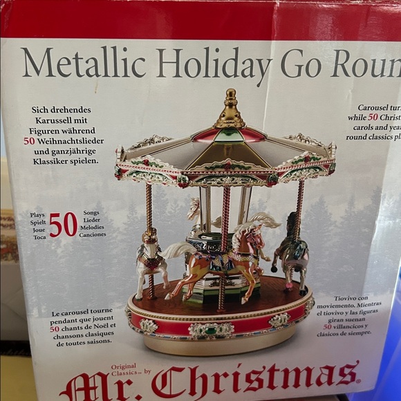 Colorful Carousel Music Box - Picture 3 of 3